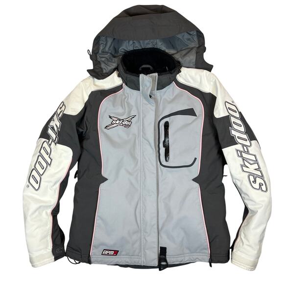 BRP Ski-Doo Team Snowmobile Jacket Women's S Hood Winter Recreation Insulated - Picture 1 of 16